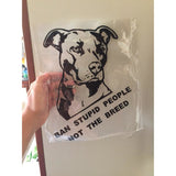 Pit Bulls Are Not Bad Awareness Decals