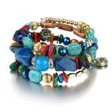 Multilayer Resin And Charm Stones Bracelet - 5 Designs  To Choose From!